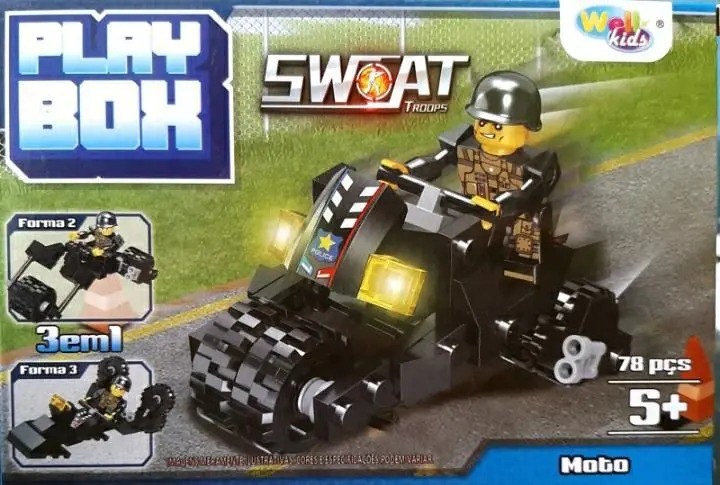BLOCOS MONTAR SWAT 73PCS